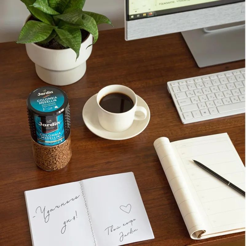 Кофе Jardin Colombia Medelin сублимированный ,95г стек.бан.