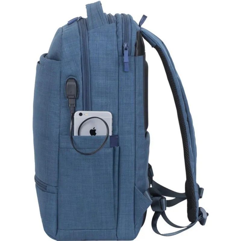 Рюкзак для ноутбука 17.3, RivaCase Biscayne, синий, 8365 Blue