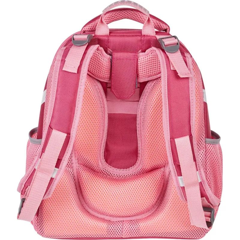 Ранец Basic Flamingo,2 отд., эргоном. спинка, экокожа, светящ.кант