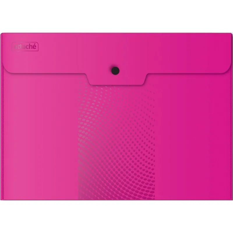 Папка-конверт на кнопке А5, 180мкм, Attache , Digital ассорти, 6 шт.уп