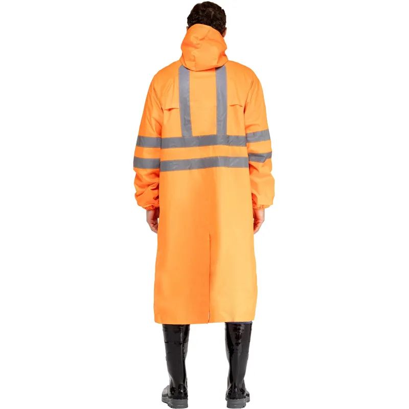 Плащ влагозащитный сигнальный ПВХ Ext-V орж СОП 48-50/182-188