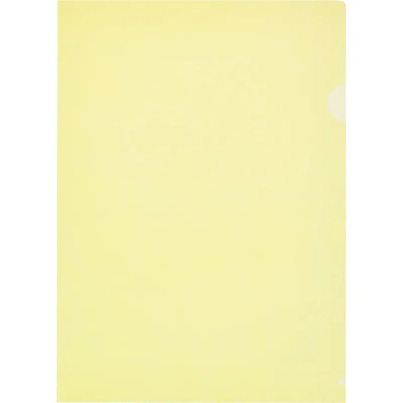 Папка уголок Attache Economy п/э цв. E-100/123T желтая Россия 10 шт/уп