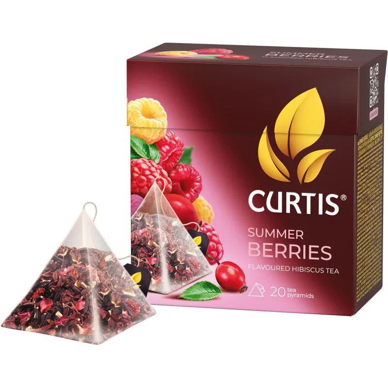 Чай Curtis Summer Berries фрукт-трав, 20 пирамидок 13789