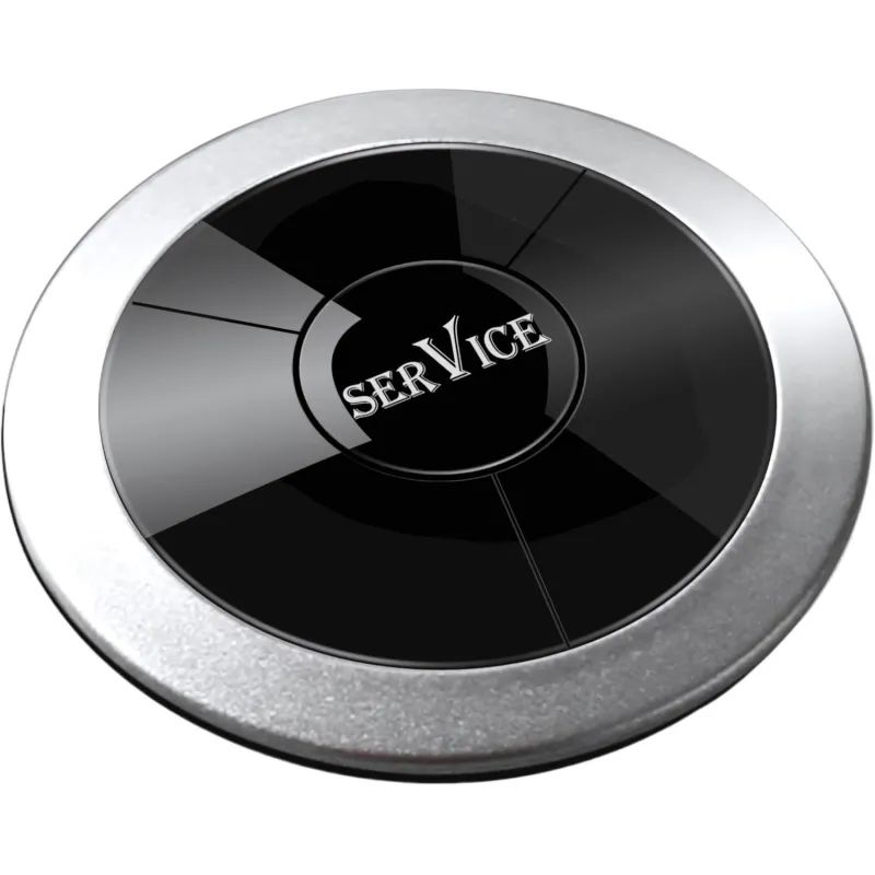 Кнопка вызова персонала RU-1, цвет вишня/серебро