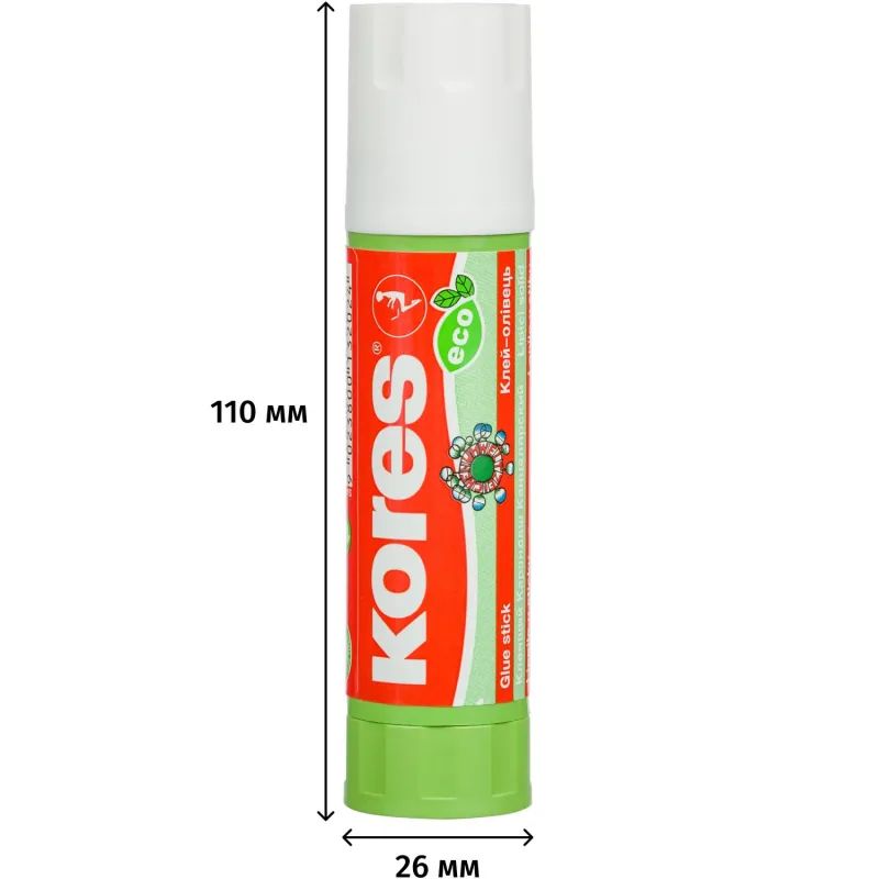 Клей-карандаш 20г KORES Glue-eco