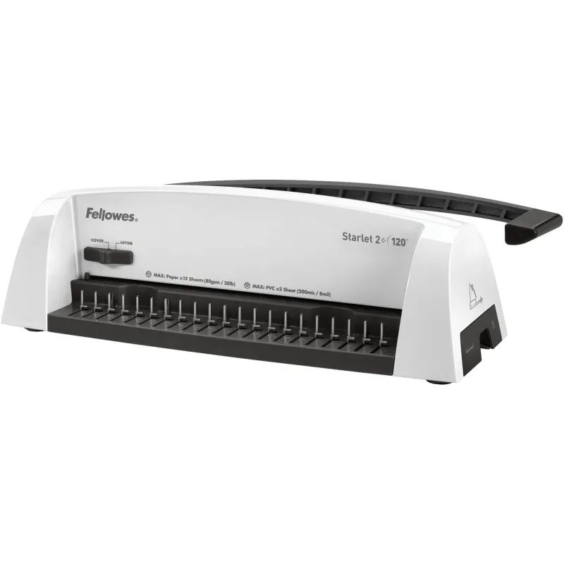 Брошюровщик Fellowes Starlet 2+, А4, 12л./120л., пл.пруж.