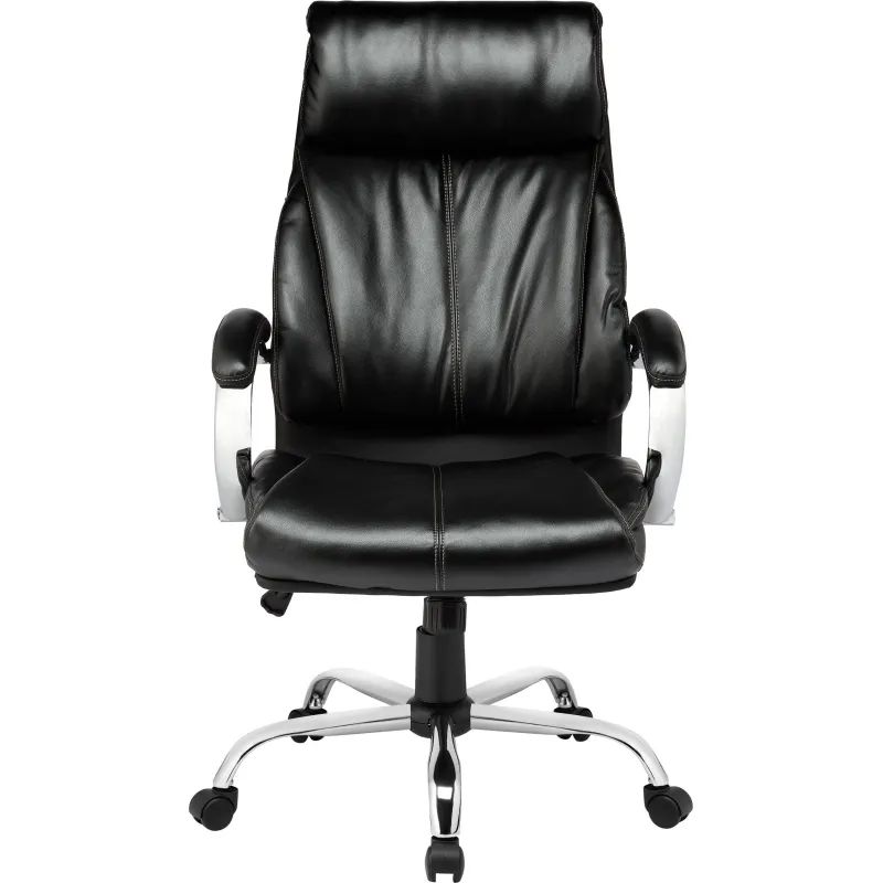 Кресло BN_Dp_Руководителя EChair-516 RT рецикл.кожа черная,