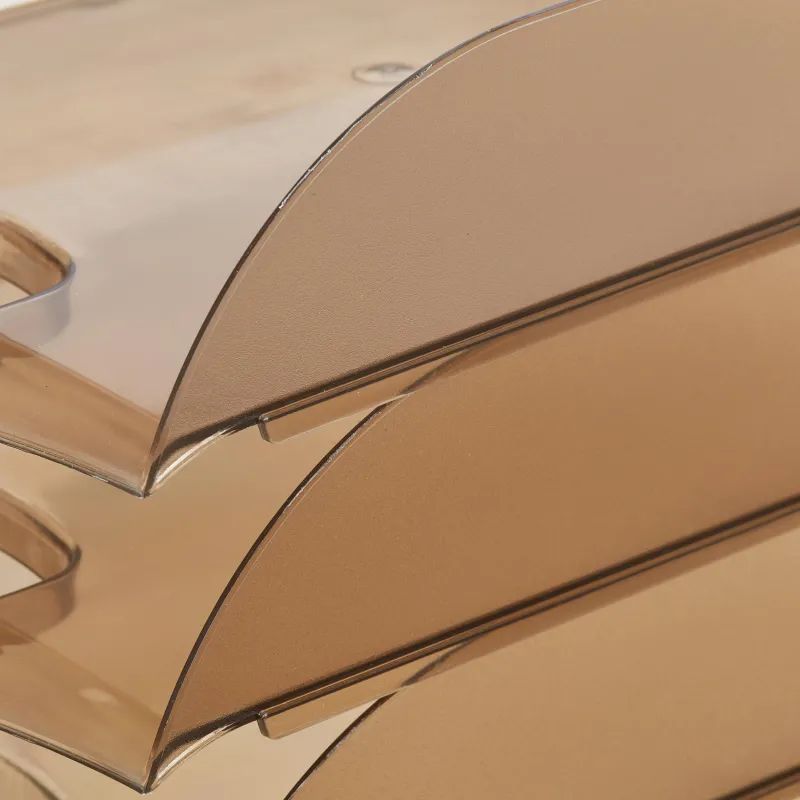 Лоток горизонтальный ATTAСHE, тонированный 4шт/упаковке