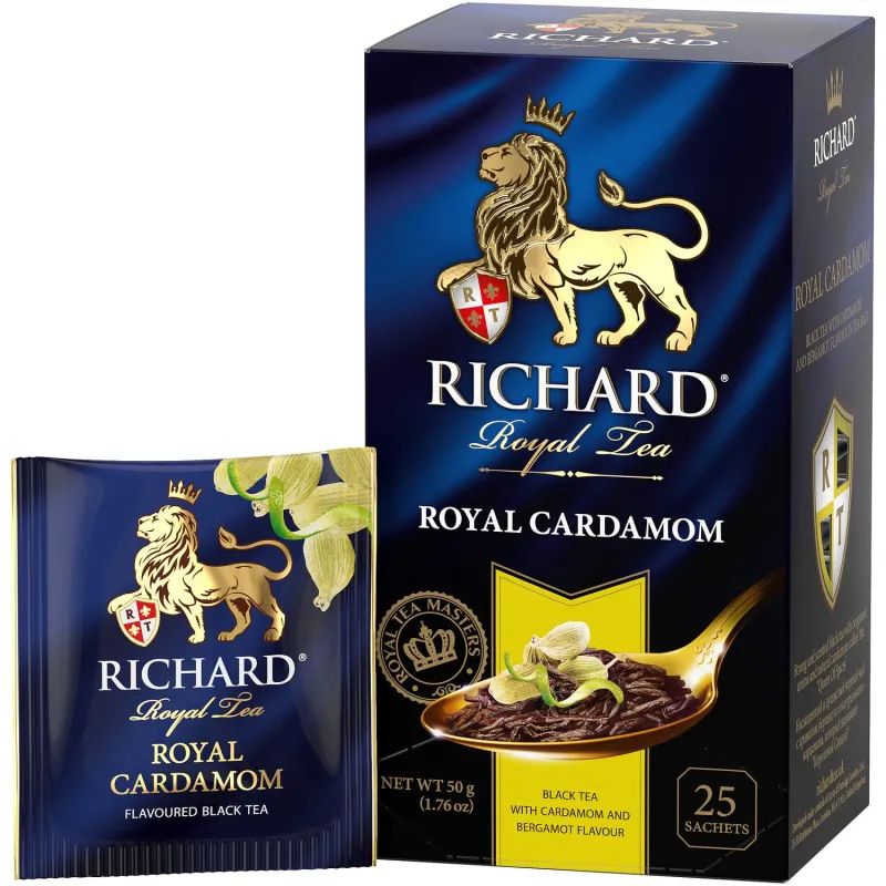Чай Richard Royal Cardamom черный 25 сашет 12403