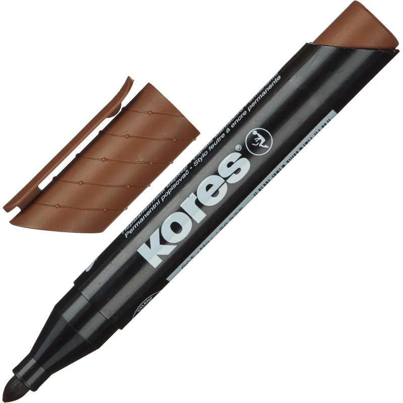 Маркер перманентный KORES набор 10 цв. 1,5-3 мм круглый наконечник &#039;20900