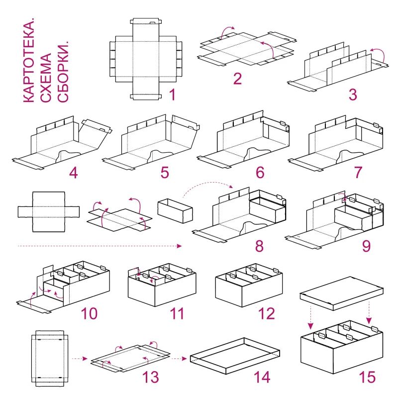 Картотека для документов Attache А5 320x240x160мм с крышкой
