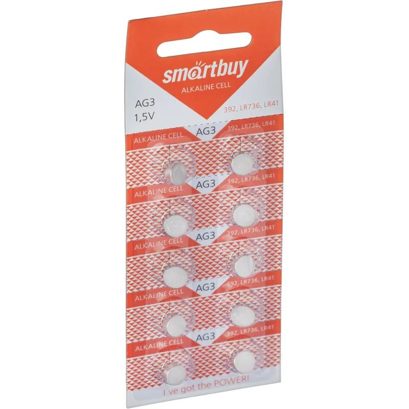 Батарейка Smartbuy AG3-10B 10шт/бл (SBBB-AG3-10B)