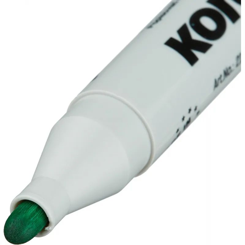 Маркер для флипчартов по бумаге KORES XF1 зеленый 21305
