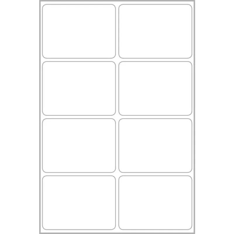 Этикетки самоклеящиеся 62025Living, всепогодные, белые, 47,5 х 35 мм,