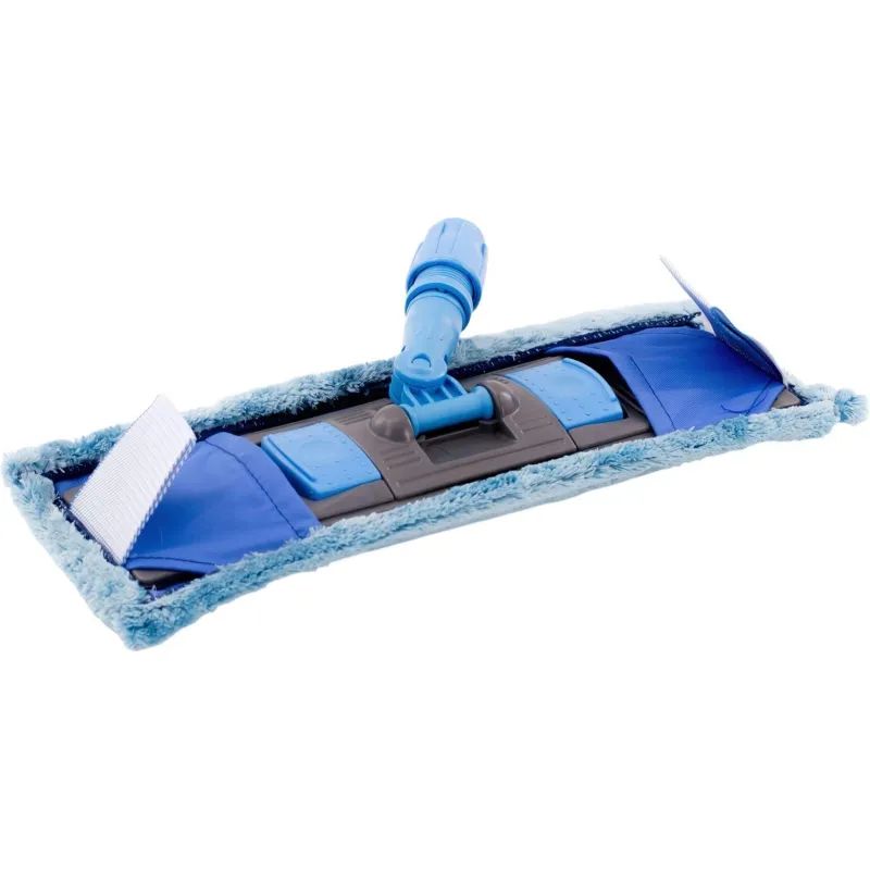 Держатель МОПа универс. пластик 40х11см т.серый/синий NPK195