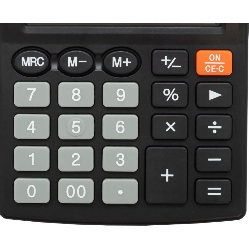 Калькулятор настольный КОМПАКТНЫЙ Citizen бух. SDC-810NR 10раз. дв.пит черн