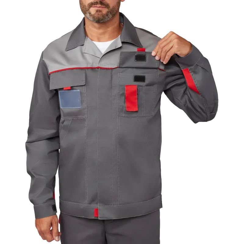 Костюм рабочий летний муж л10-КПК т-сер/св-сер(р.60-62)170-176 (серия Л)