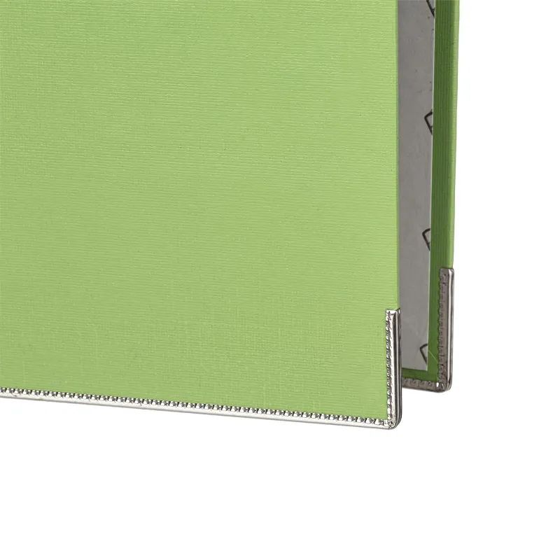 Папка-регистратор ECONOMY PLUS 80мм, лайм, ПБП1, карм.кор.,мет.уг