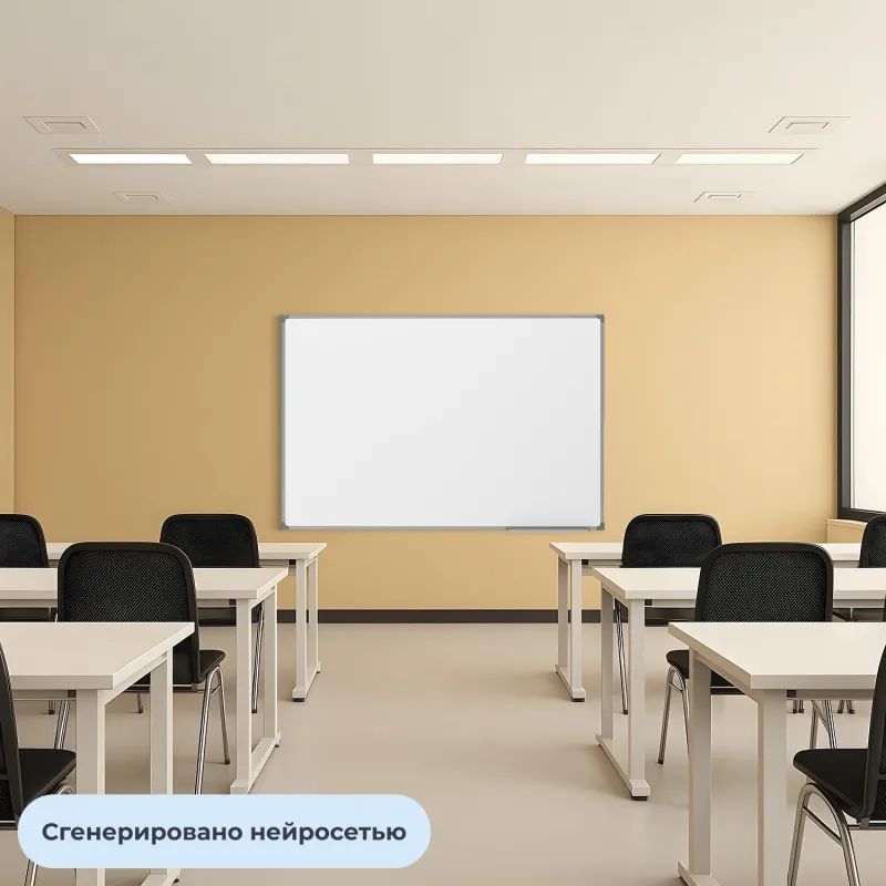 Доска магнитно-маркерная 1-элементная 100х150 (Мет.Проф., Стапь) Ф-15