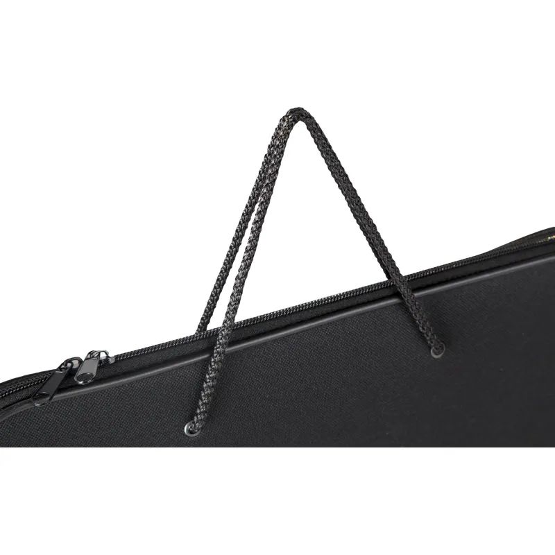 Папка-портфель на молнии с ручками офисн. А4 черная, нейлон 85-41 Россия