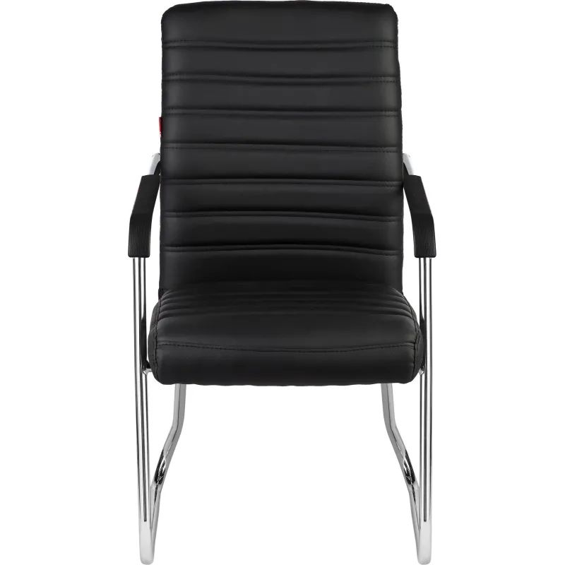 Конференц-кресло BN_TQ_Echair-806 VPU кожзам черный, хром