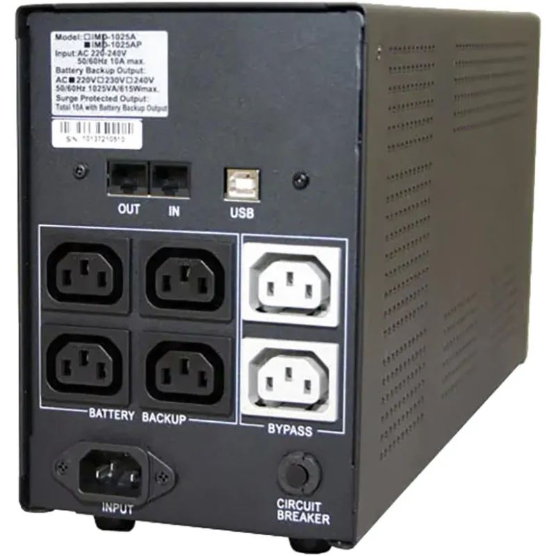 ИБП Powerсom Imperial IMD-1200AP (6 IEC/720Вт/RJ45)