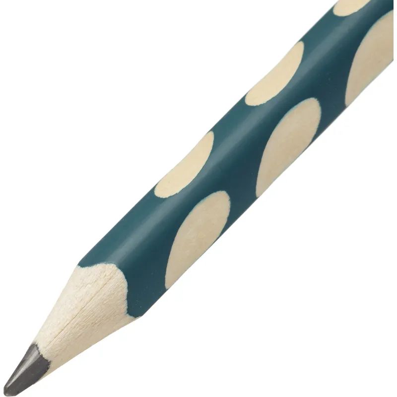 Карандаш чернографитный EASYgraph, ТРЕХГРАННЫЙ С УГЛУБЛЕНИЯМИ, ДЛЯ ЛЕВШЕЙ