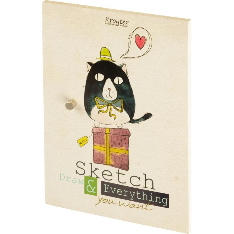 Альбом для рисования акварелью Kroyter А5 20л блок 200г,ГОЗНАК,склейка,7507