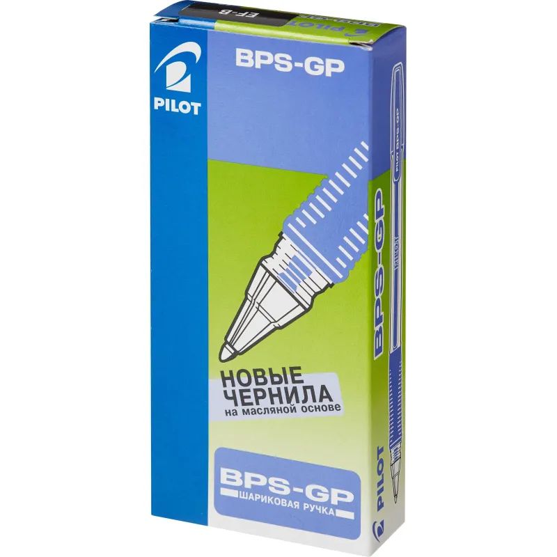 Ручка шариковая неавтомат. PILOT BPS-GP-EF рез.манж.черн0,18ммЯпония
