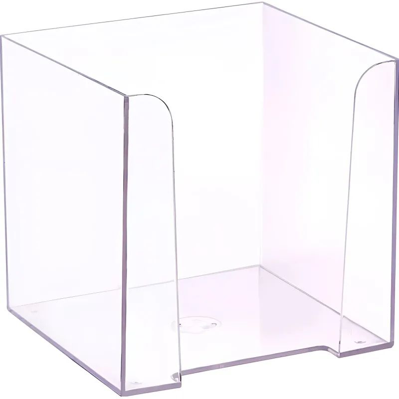 Бокс для бумаги 9х9х9 прозрачный ПЛ41