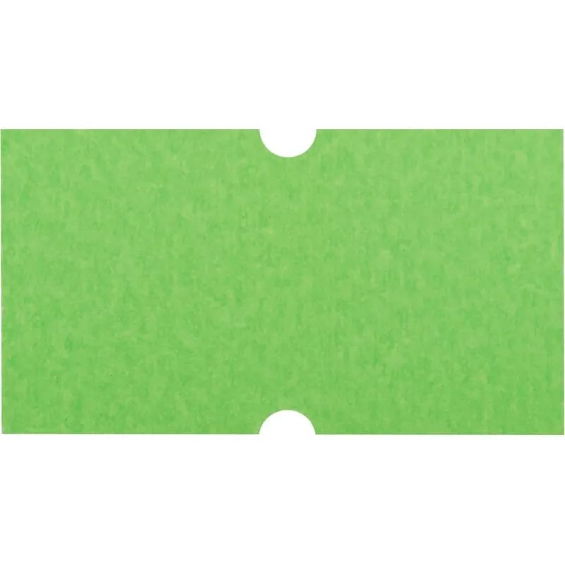 Этикет-лента 21,5х12 зеленая прямоуг. 1000шт./уп. 10р