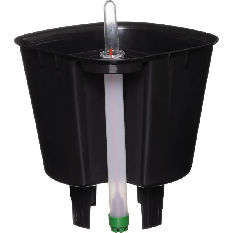 Горшок цветочный с автополивом КОМФОРТ 3л оливковый ПИ-21-6ТХ