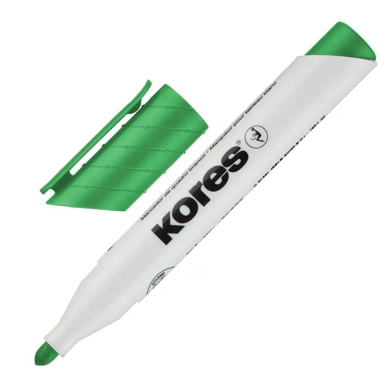 Набор маркеров для белых досок KORES 3мм 6шт/уп 20802