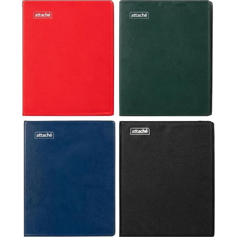 Тетрадь со сменным блоком Attache,80л,клет,А5,обл.ПВХ