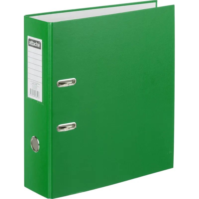 Папка-регистратор с арочн.мех.AttacheSelection Экономи 90мм,зел,ПБП1,карм.к
