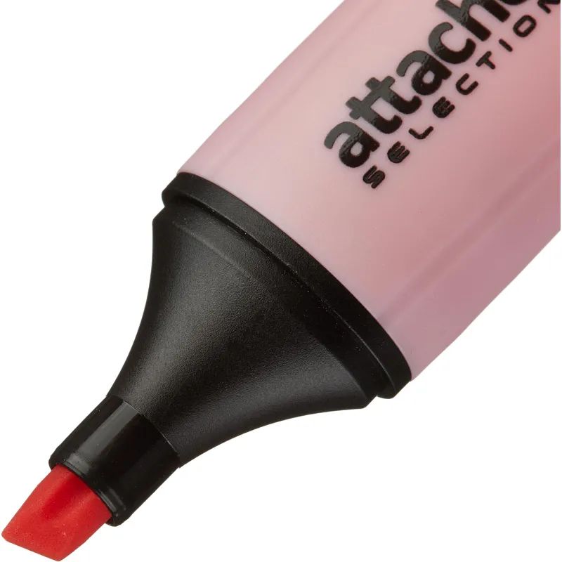 Маркер текстовыделитель Attache Selection Pastel 1-5 мм розовый