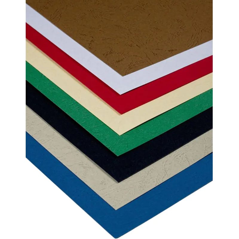 Обложки для переплета картонные ProfiOffice белые кожаА4,270г/м2,100шт/уп.