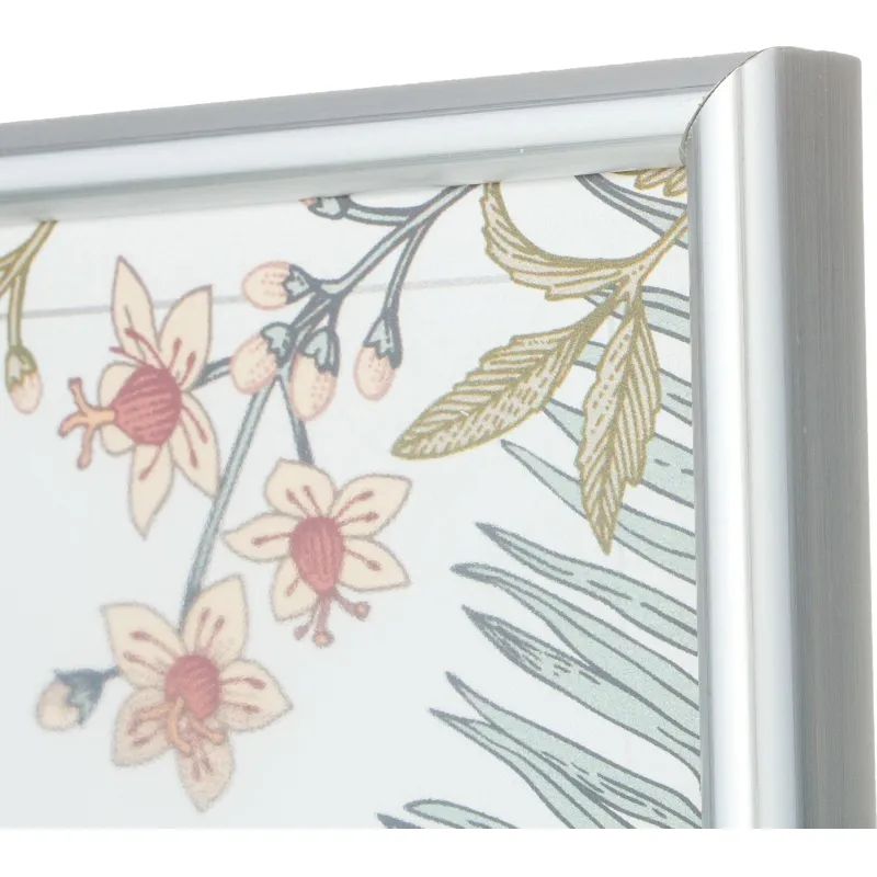 Рамка А4 21х30 см Комус/ATTACHE пластиковый багет 10мм серебристая