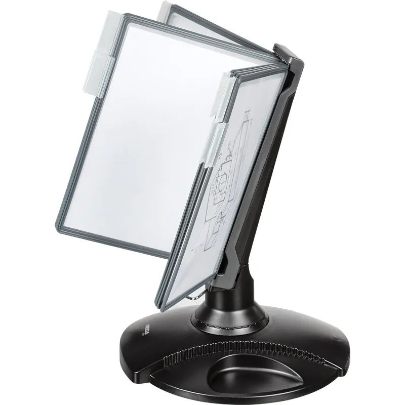 Демосистема настольная Promega office FDS008 вращ. пластик 10 пан.,черный