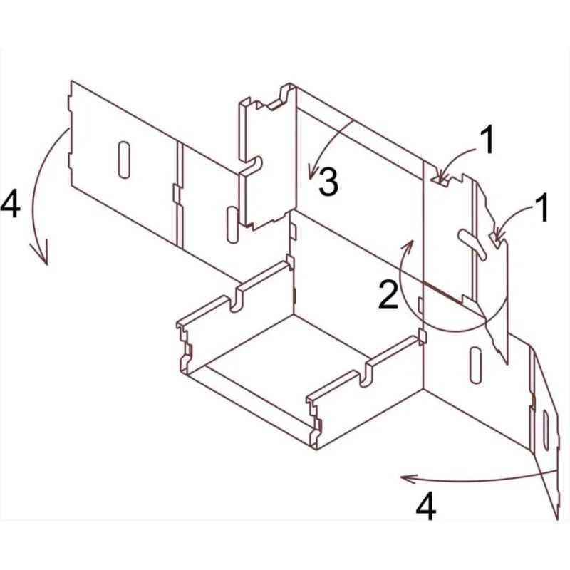 Короб архивный Комус на 6 папок 75мм, надстраив.,крышка
