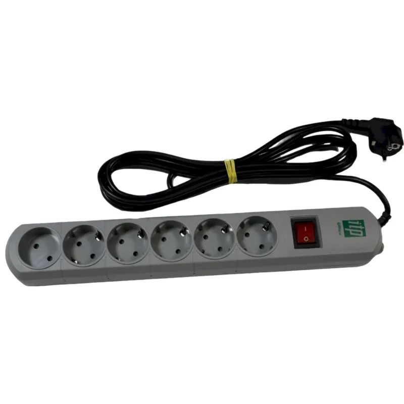 Сетевой фильтр ITP Office 3м (6/3м/10А/900Дж/серый)