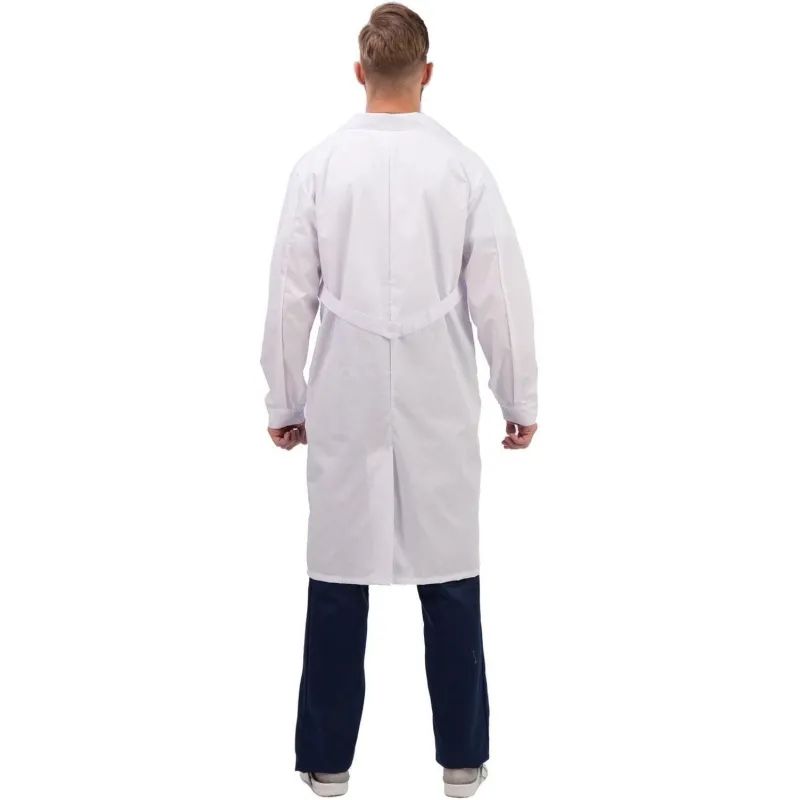 Халат для медицинского персонала муж. м04-ХЛ цв.бел. (р.48-50) 182-188