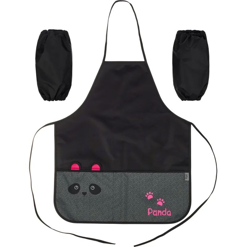 Фартук для труда Комус Класс Panda, ФН 41-1, 2 кармана