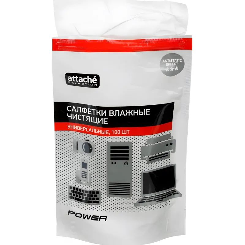 Салфетки универс Luscan, з/блок, 100 шт, 130х170