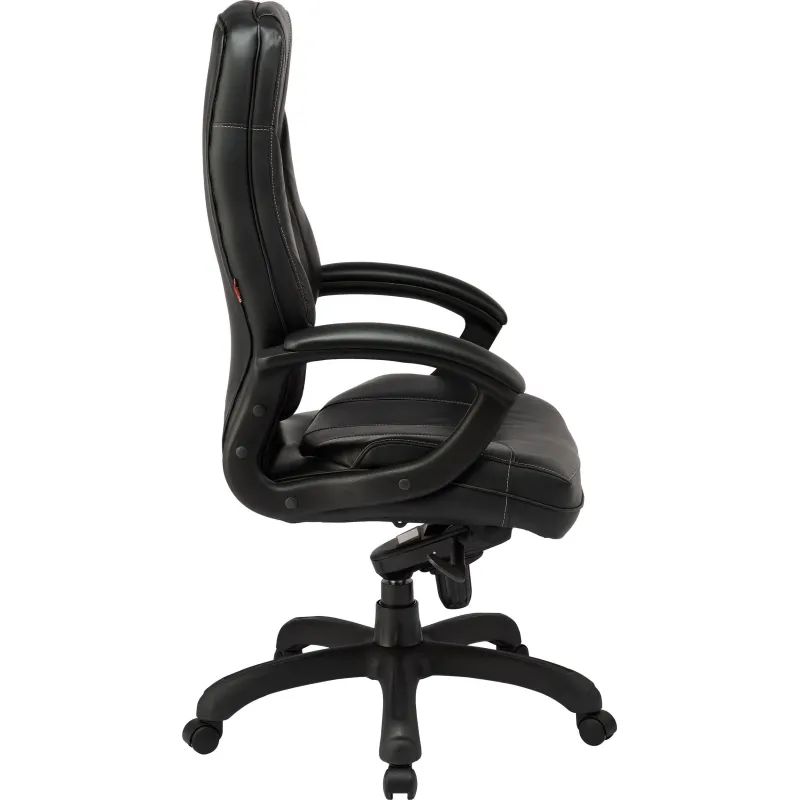 Кресло BN_U_Руководителя EChair CS-608Е кожа черная, пластик