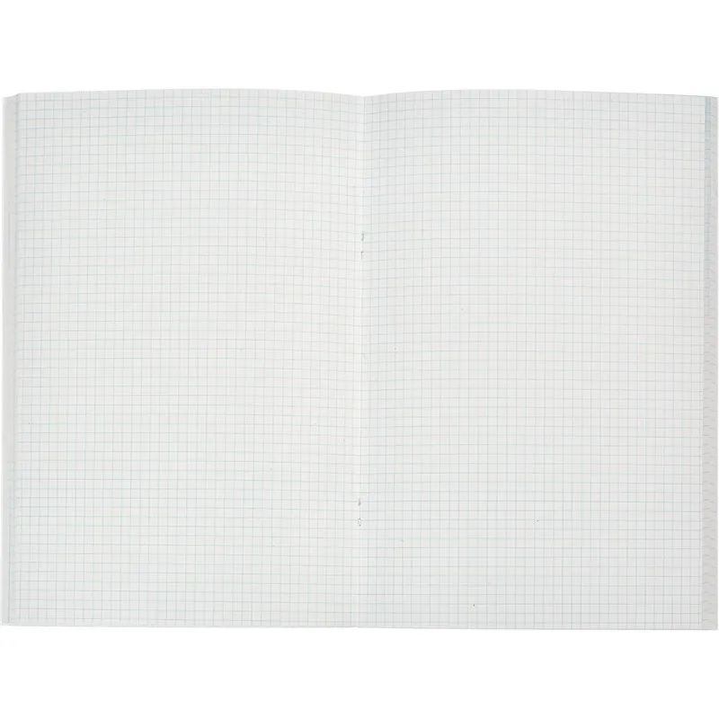 Тетрадь общая А4,96л,клет,скреп,обл.бумвинил,блок офсет-2 Синяя