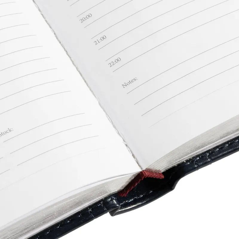 Ежедневник полудатированный А5+, 208л, BOSS темно-синий 3-404/272