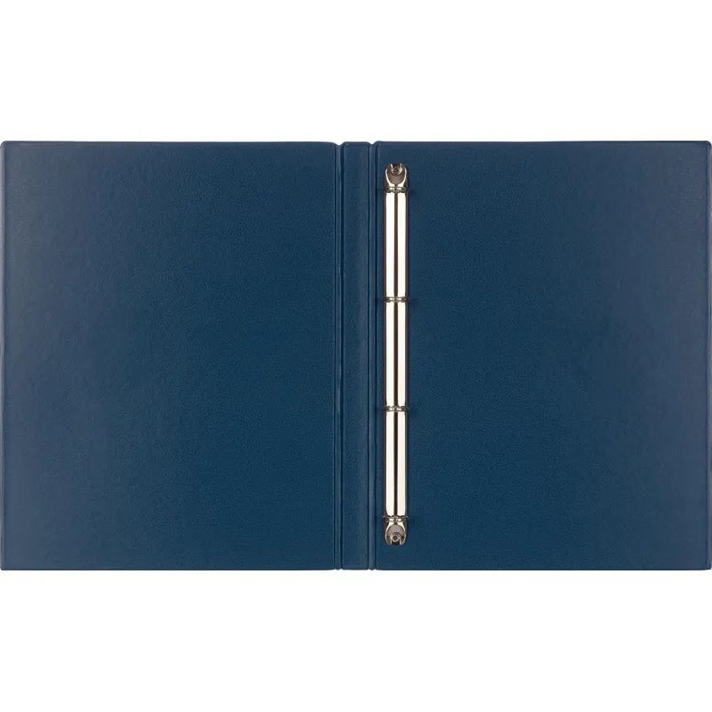 Папка на 4-х кольцах 25мм синяя Россия