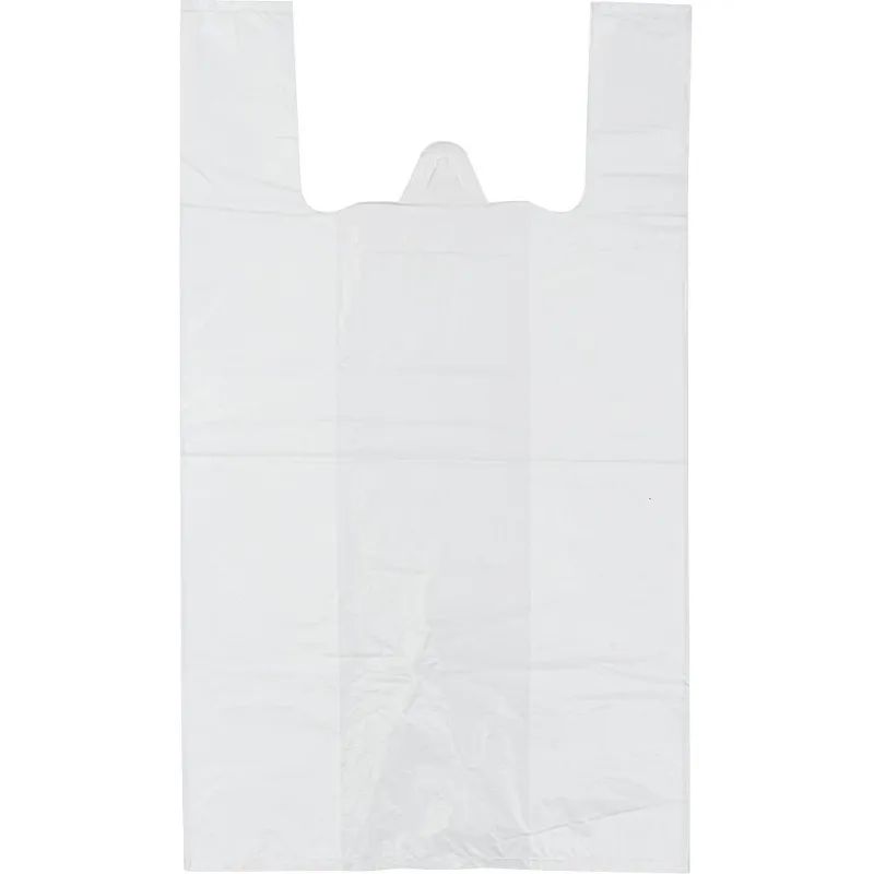 Пакет-майка ПНД 16+12х30 9 мкм 100шт./уп. белая