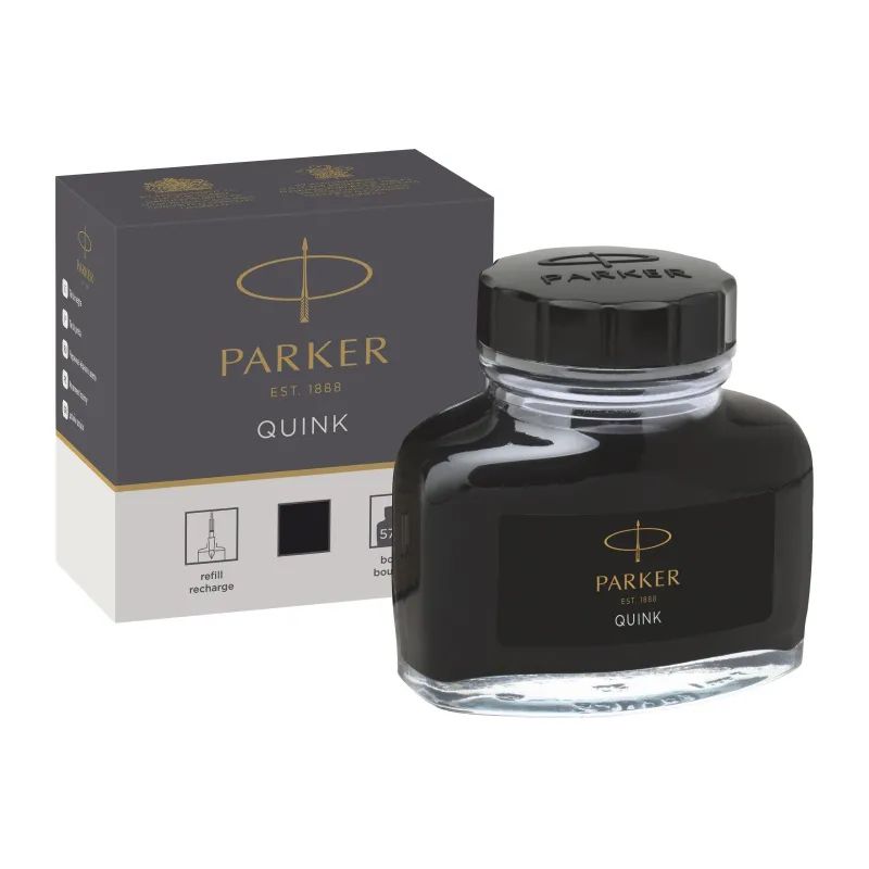 Чернила 57мл PARKER черные 1950375 Франция